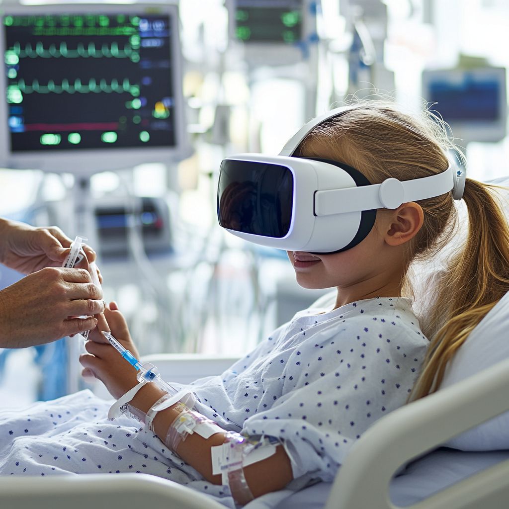Pediatric Emergency Pain Relief Using VR